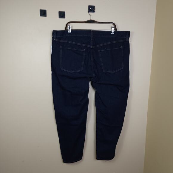 Old Navy Mid-Rise Button-Fly Slouchy Taper Black Cropped Jeans Size 18T - Picture 6 of 11